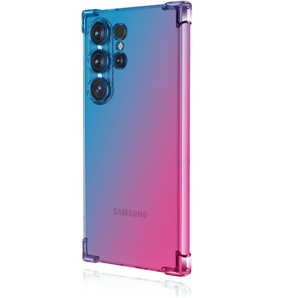 Gradient Luftkuddar TPU-Skal för S24 Ultra Pink