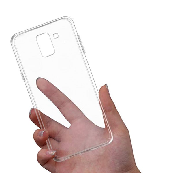 Samsung Galaxy J6 2018 - Silikonikotelo Transparent/Genomskinlig