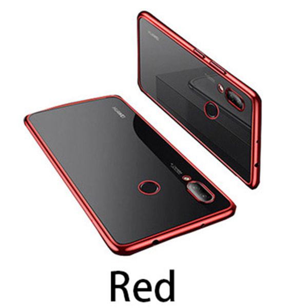 Stilig profesjonelt silikondeksel - Huawei P Smart 2019 Röd