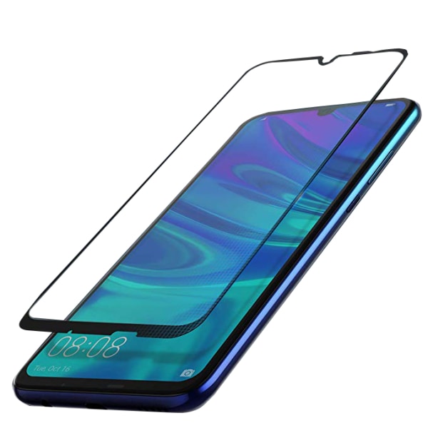 Huawei Y6 2019 Skärmskydd 2.5D 4-PACK med Ram HD-Clear ProGuard Svart