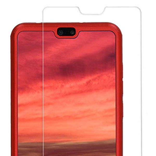 Eksklusivt Smart Double Cover - Huawei P20 Röd