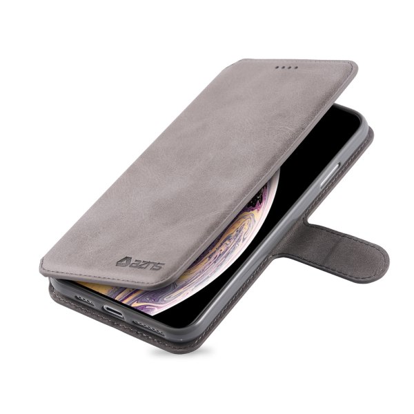 Effektfullt Exklusivt Retro Plånboksfodral - iPhone XR Svart