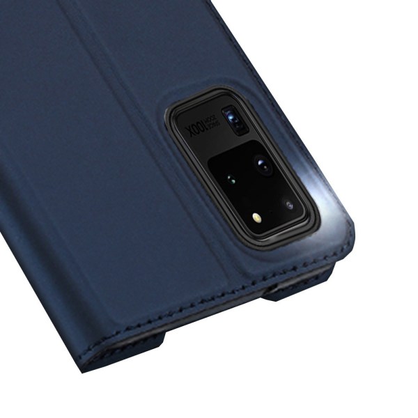 Samsung Galaxy S20 Ultra - Praktiskt Plånboksfodral Marinblå