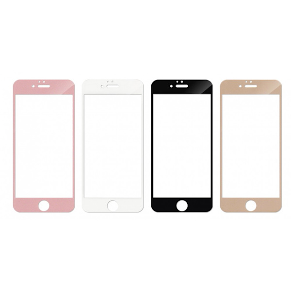 iPhone 8 Plus - MyGuard Skärmskydd (3-PACK) av Carbonmodell Vit