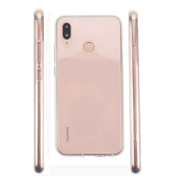 Smart Silikonfodral med Touchsensor (Fram & Bak) Huawei P20 Lite Guld