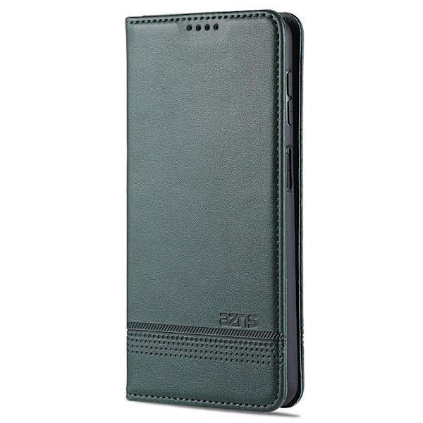 Effektiv YAZUNSHI Wallet Case - Samsung Galaxy A32 Mörkbrun