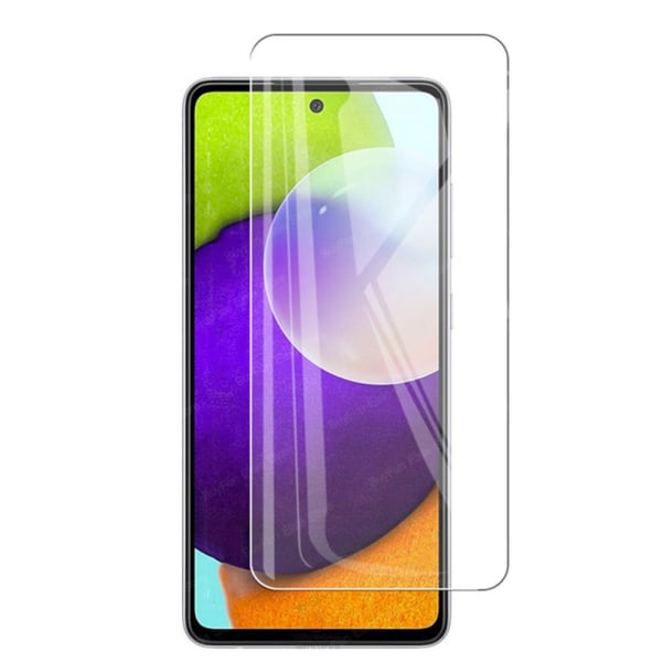 3-PACK Galaxy A52 näytönsuoja + kameran linssinsuoja HD 0,3 mm Transparent/Genomskinlig