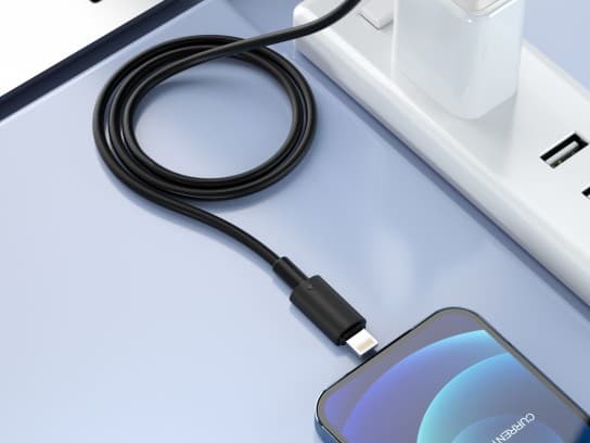 1M USB-C till Lightning Kabel - Snabbladdning 30W Vit