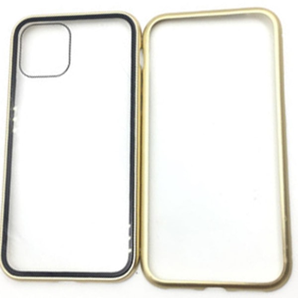 Ainutlaatuinen magneettinen kaksoissuoja (FLOVEME) - iPhone 12 Pro Guld