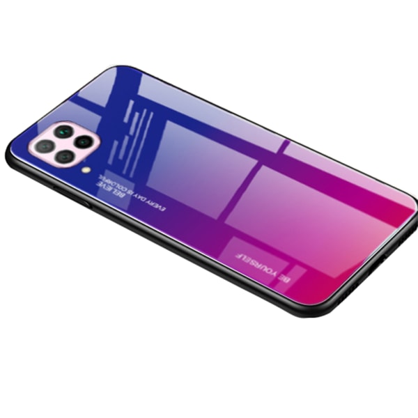Huawei P40 Lite - Professionelt Nkobee Cover Svart/Röd