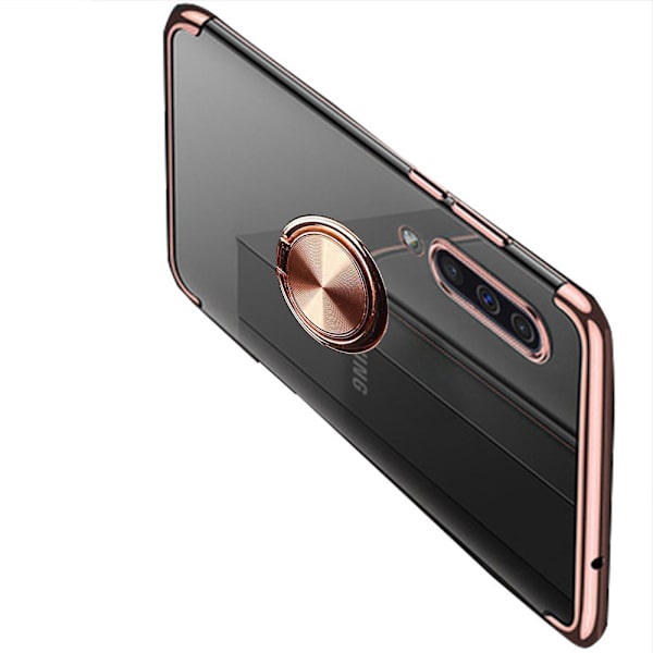 Stilsäkert Skal med Ringhållare FLOVEME - Samsung Galaxy A70 Svart
