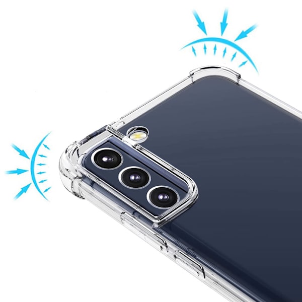 Samsung Galaxy S22 Plus - Stilsäkert Robust Skyddsskal Transparent