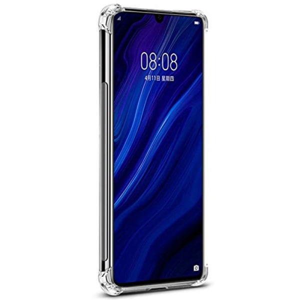 Effektfullt Skal med Korthållare - Huawei P30 Pro Transparent