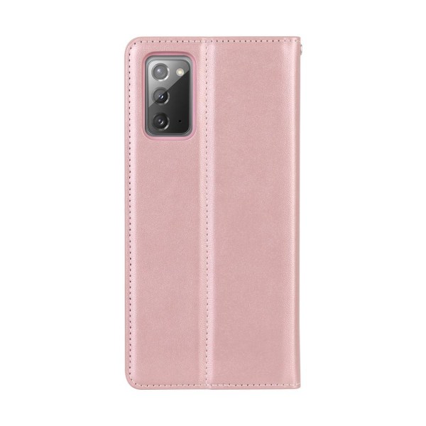 Stilsäkert Hanman Plånboksfodral - Samsung Galaxy Note 20 Roséguld