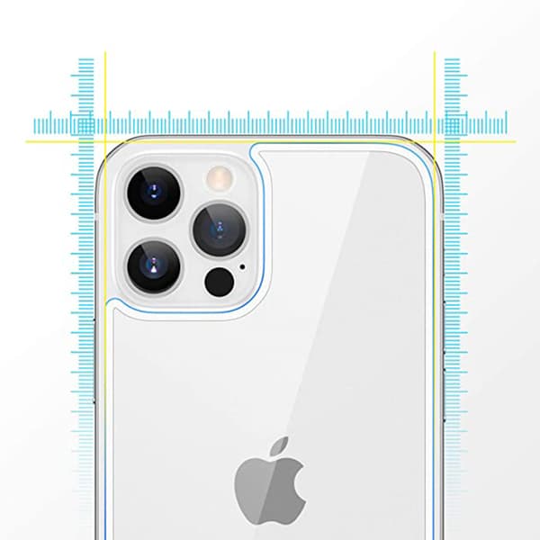 3-PACK iPhone 13 Pro Max Baksida Skärmskydd 0,3mm Transparent