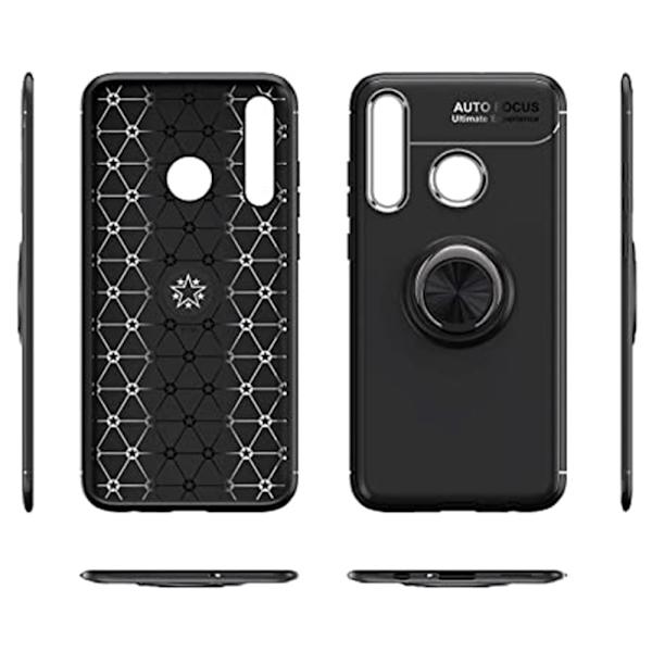 Huawei P Smart Z - Smidigt Skal med Ringhållare Blå