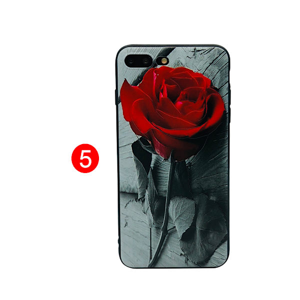 iPhone 7 - Skyddande Blomsterskal 5