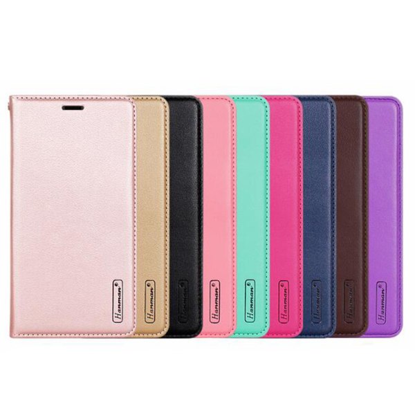 Smooth Robust Wallet Case Hanman - iPhone 11 Brun