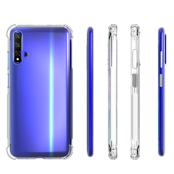 Robust Floveme Silikonskal - Huawei Nova 5T Transparent/Genomskinlig