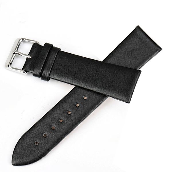 Klassinen ja mukava rannekoru (PU-nahka) Mörkbrun 22mm