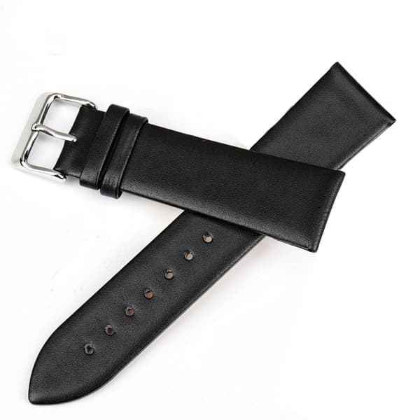 Klassisk og behagelig urrem (PU-læder) Svart 22mm