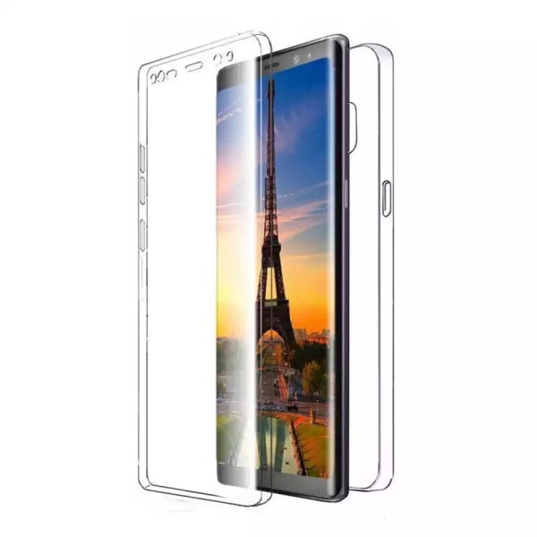 Dubbelt Silikonfodral med Touchfunktion - Samsung Galaxy S10 Transparent/Genomskinlig