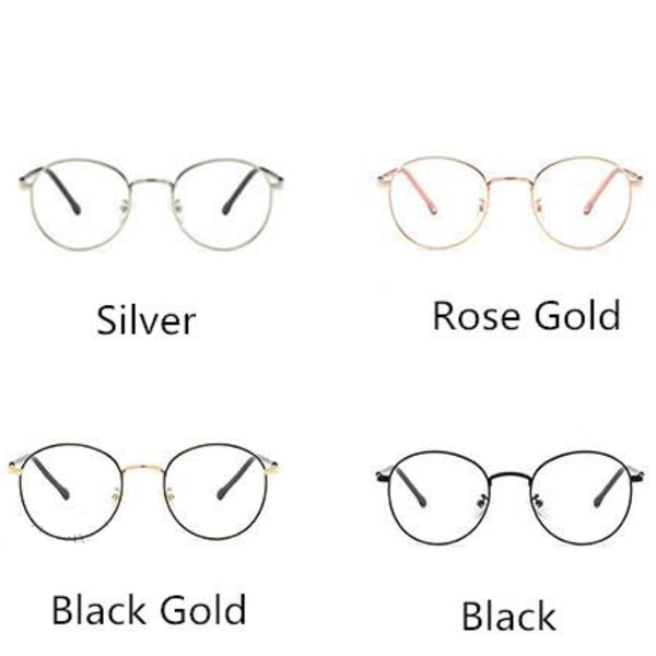 Læsebriller i Klassisk Design (Unisex) Silver -3.0