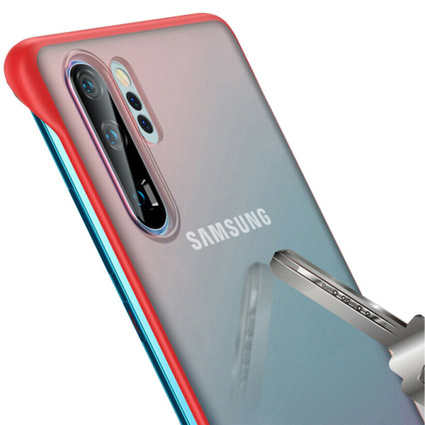 Gennemtænkt slagfast tynd skal - Samsung Galaxy Note10+ Röd