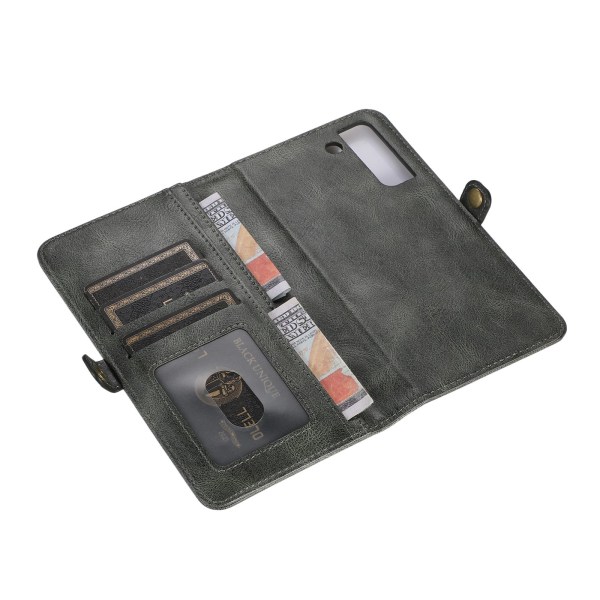 Smooth 2-1 Wallet Case - Samsung Galaxy S21 FE Svart
