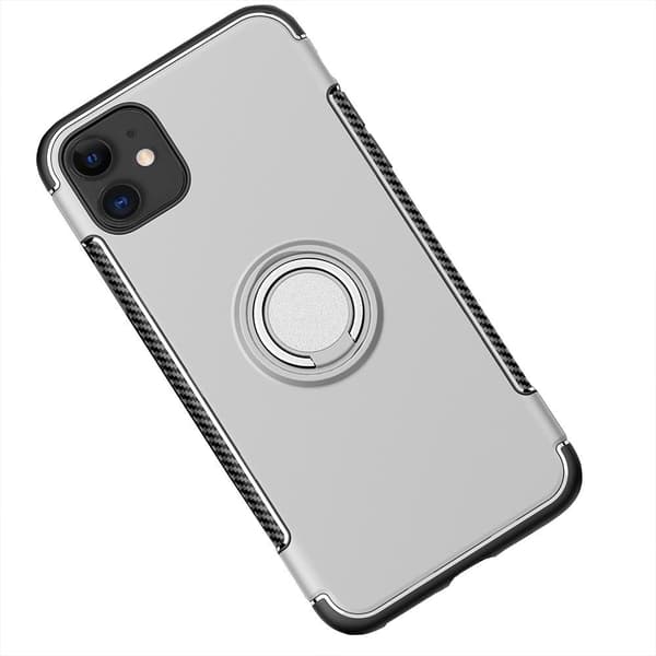 iPhone 12 - Skal med Ringhållare Petrol