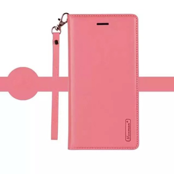 iPhone 11 Pro Max - Elegant lommebokdeksel (HANMAN) Ljusrosa