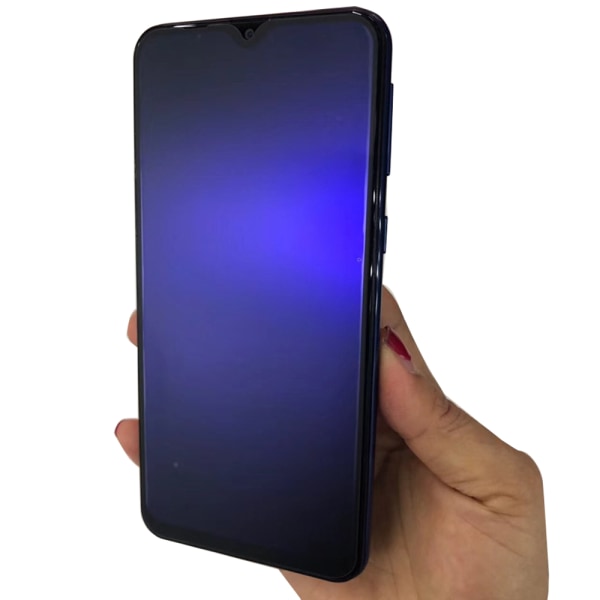 A71 2-PAK skjermbeskytter Anti Blue-Ray Anti-Fingerprints 2.5D Transparent/Genomskinlig