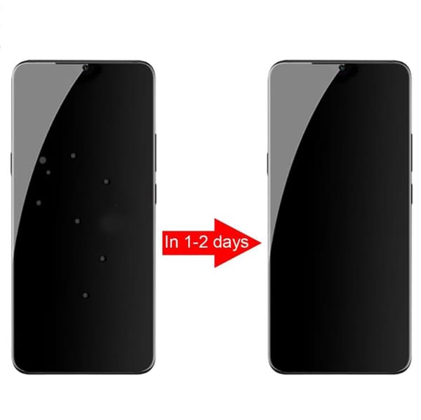 2-PACK iPhone 15  Integritetsskyddande Hydrogel Mjuk Filmskärmskydd Transparent