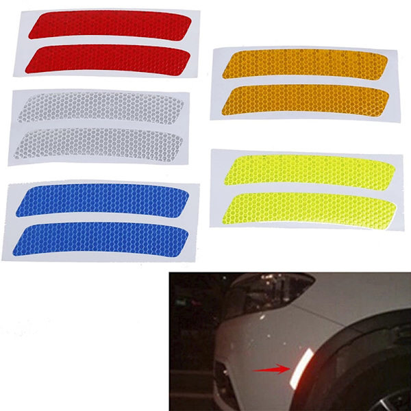 Effektfulla Hållbara 2-Pack Reflex Reflexremsor Orange