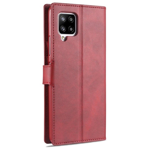Tankevækkende fleksibel pung-etui - Samsung Galaxy A42 Röd