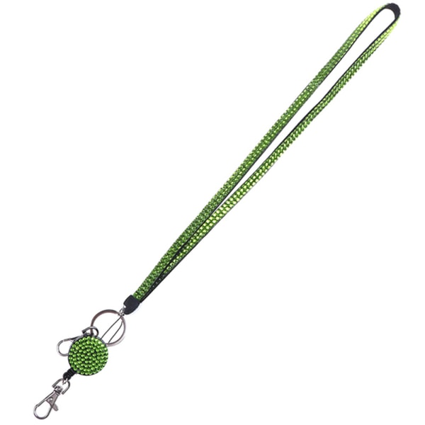 Praktiskt Halsband, Nyckelband, Korthållare Grön