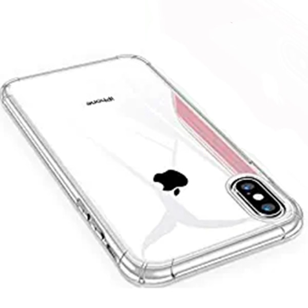 iPhone X/XS - Slittåligt Robust Silikonskal Svart/Guld