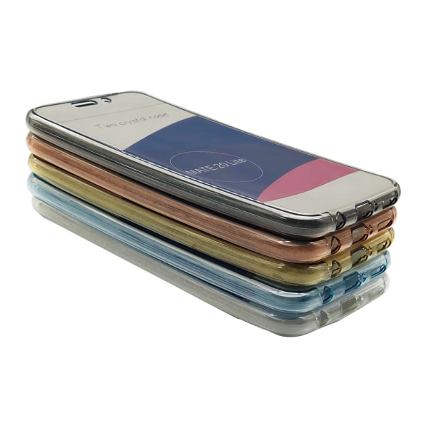 Samsung Galaxy A41 - Pohjoinen kaksinkertainen silikonikuori Blå