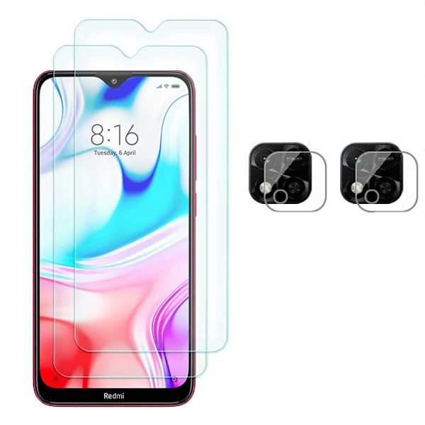 Xiaomi Redmi 9C NFC Sk�rmskydd Kameralinsskydd 0,3mm Transparent