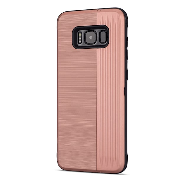 Elegant Samsung Galaxy S8 Skal (Korthållare) Från Leman Guld