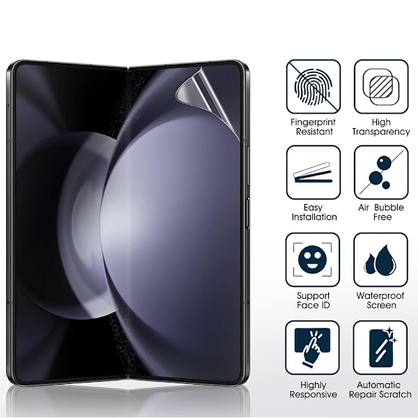 4-i-1 Skydd för Samsung Galaxy Z Fold 6 - Skärm, baksida & kamera i säkra händer!