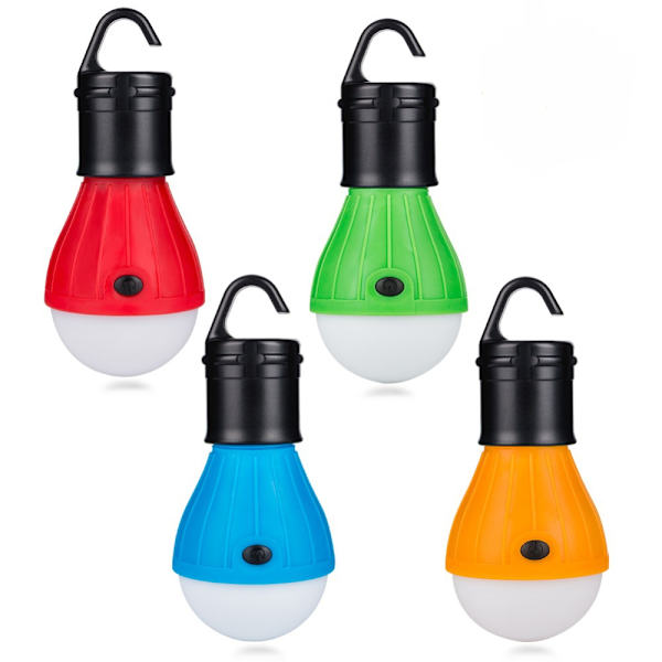 Smidig Campinglampa Ficklampa Röd