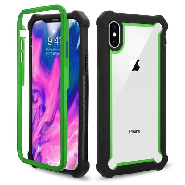 iPhone X/XS - Effektfullt Stötsäkert Fodral Grå Grå