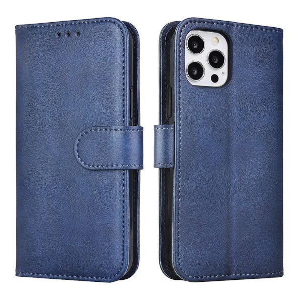 Praktisk FLOVEME lommebokdeksel - iPhone 14 Pro Blå