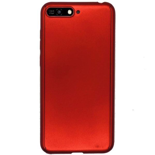 Ainutlaatuinen Floveme kaksipuolinen kansi - Huawei Y6 2018 Röd