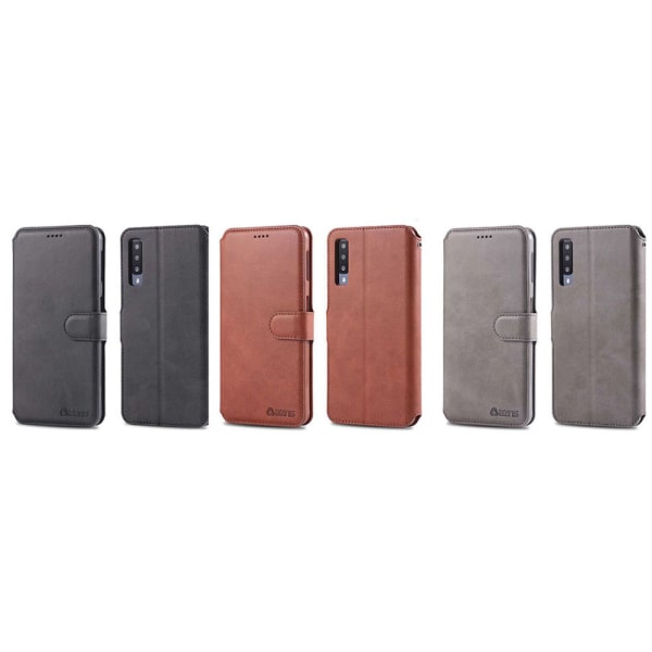 Tehokas lompakkokotelo (YAZUNSHI) - Samsung Galaxy A70 Röd