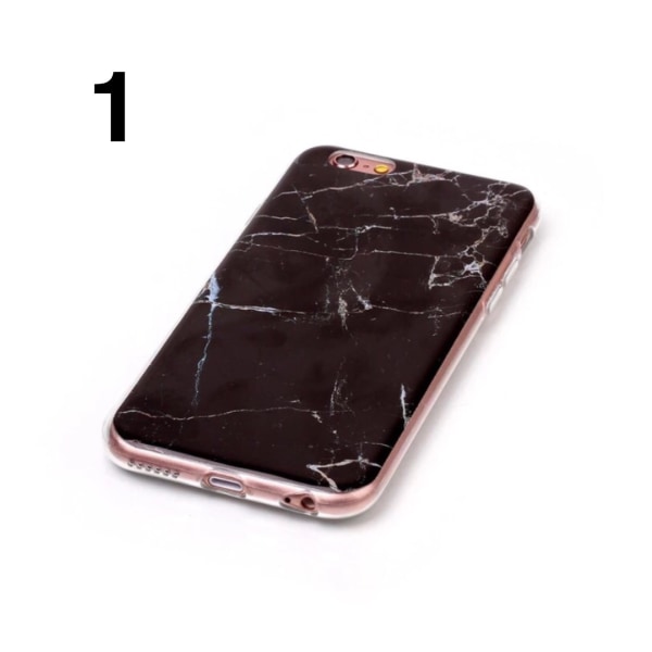 iPhone 8 Plus - Tyylikäs käytännöllinen NKOBE-marmorikuvioinen kansi 2