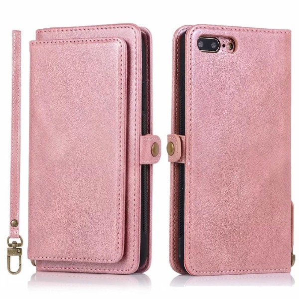 Smooth Wallet Case - iPhone 7 Plus Svart