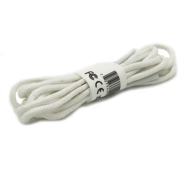 Klassiske snørebånd/snørebånd (VOKSET) 70cm MANGE FARVEVALG Off-White