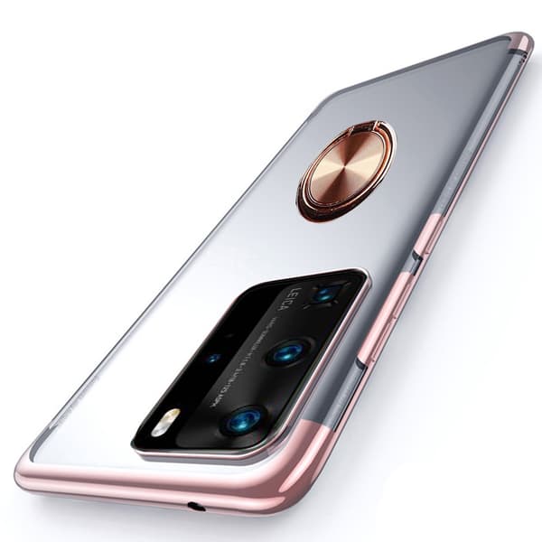 Skal med Ringhållare - Huawei P40 Pro Blå